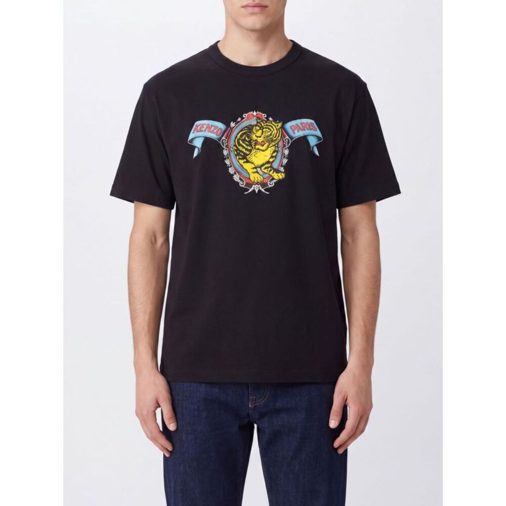 Kenzo Men Kenzo Graphic Print Logo Short-Sleeve Cotton T-Shirt